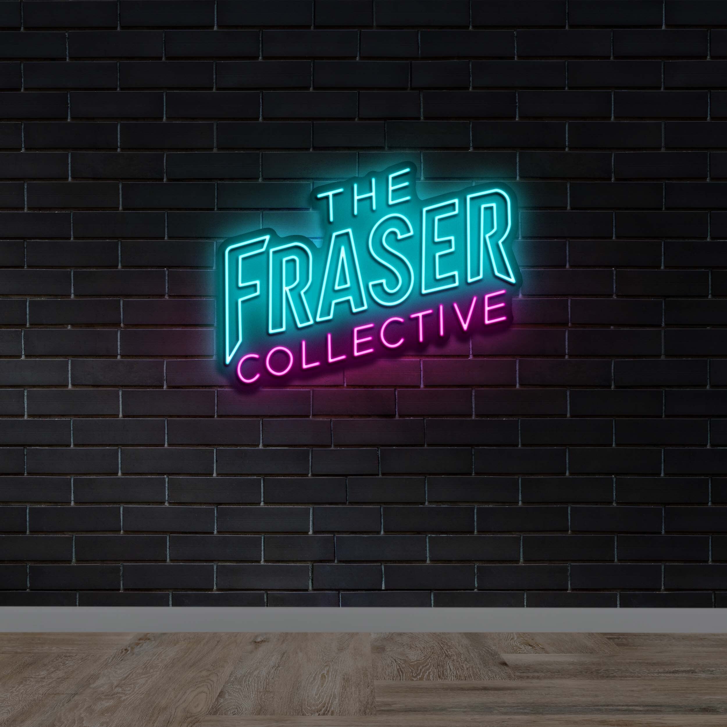 The Fraser Collective | 2nd Black Backing - Premium Neon Artwork
