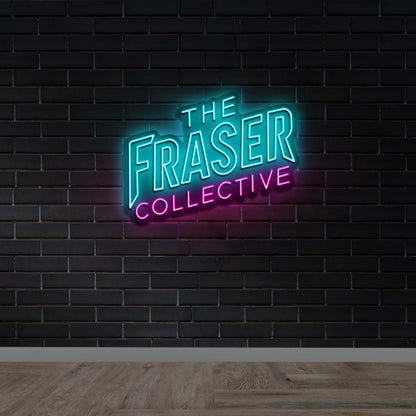 The Fraser Collective | 2nd Black Backing - Premium Neon Artwork