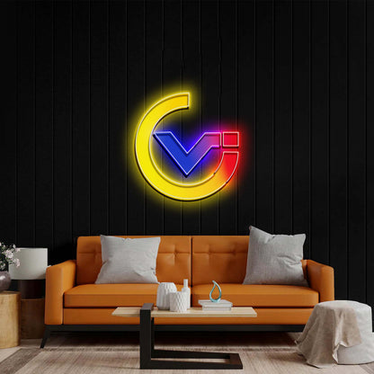 Grubb Verse logo only - Premium Neon Artwork