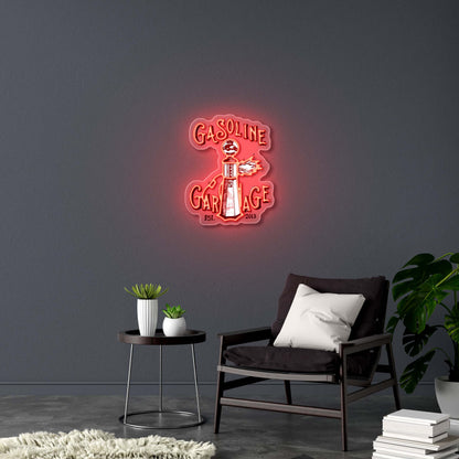 GASOLINE GARAGE -  Premium Neon Artwork