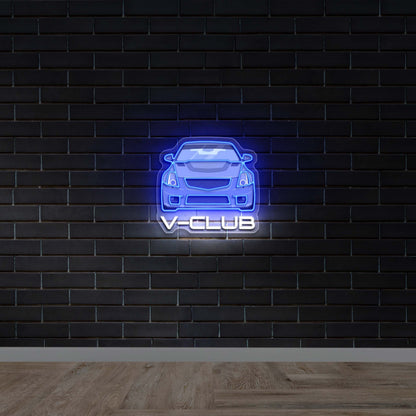V CLUB - Premium Neon Artwork