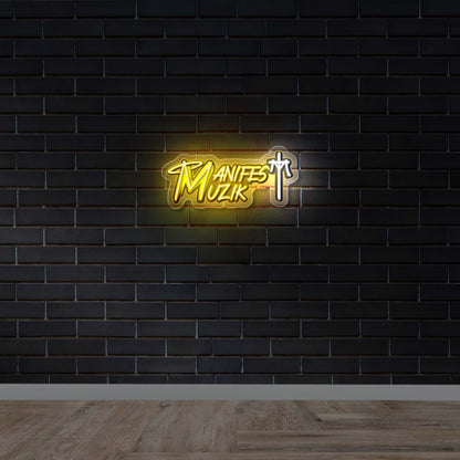 Manifest Muzik - Premium Neon Artwork
