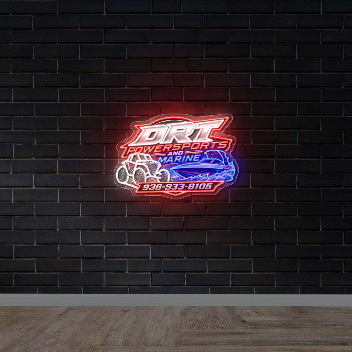 DRT Powersports and Marine - Premium Neon Artwork