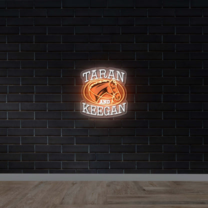 TARAN AND KEEGAN - Premium Neon Artwork