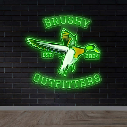BRUSHY OUTFITTERS - Premium Neon Artwork