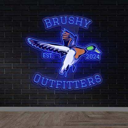 BRUSHY OUTFITTERS - Premium Neon Artwork