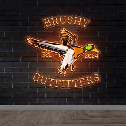 BRUSHY OUTFITTERS - Premium Neon Artwork