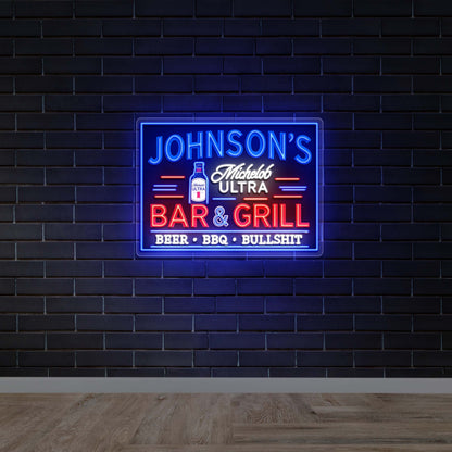 Johnson's Bar & Grill - Premium Neon Artwork