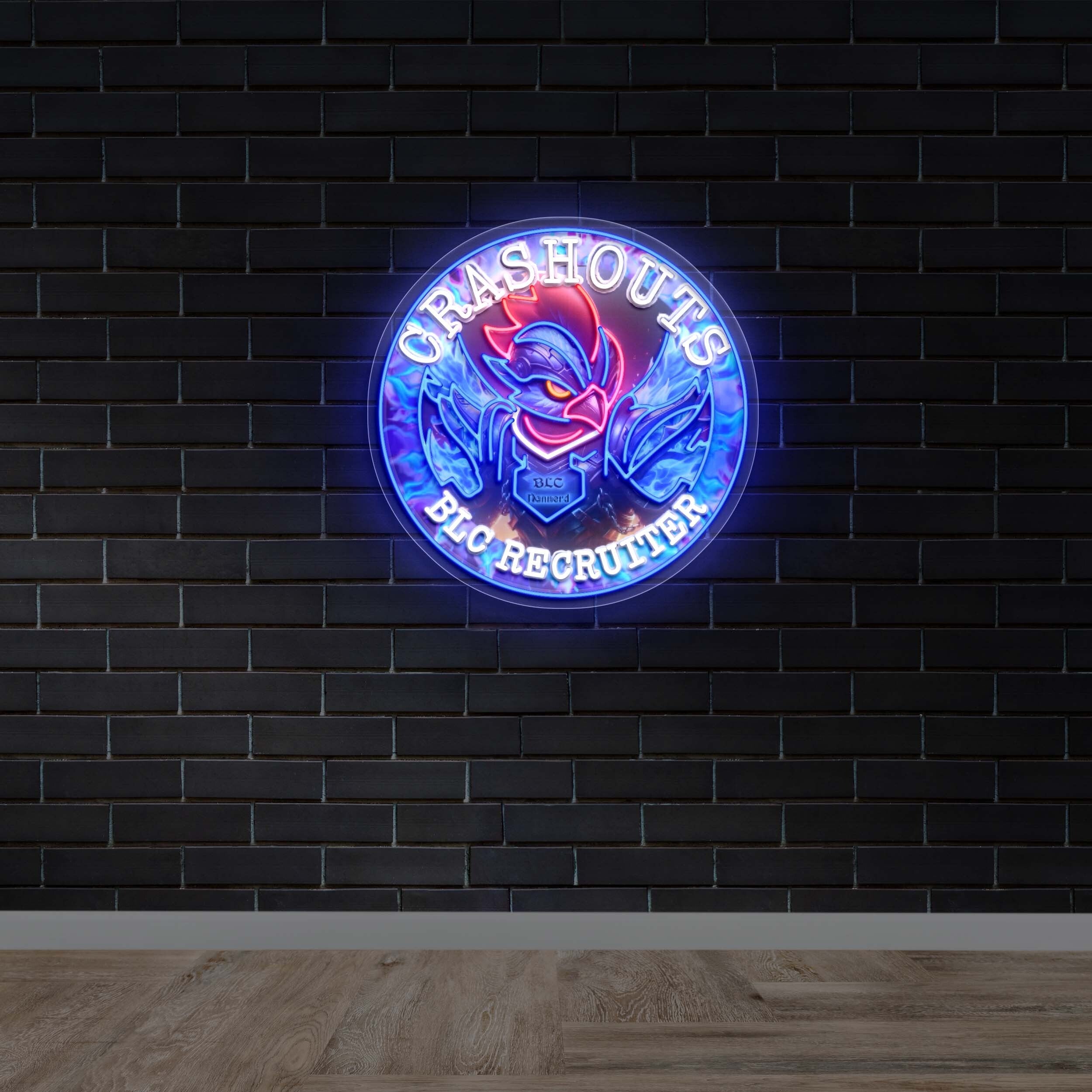 CRASHOUTS - Premium Neon Artwork