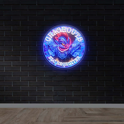 CRASHOUTS - Premium Neon Artwork