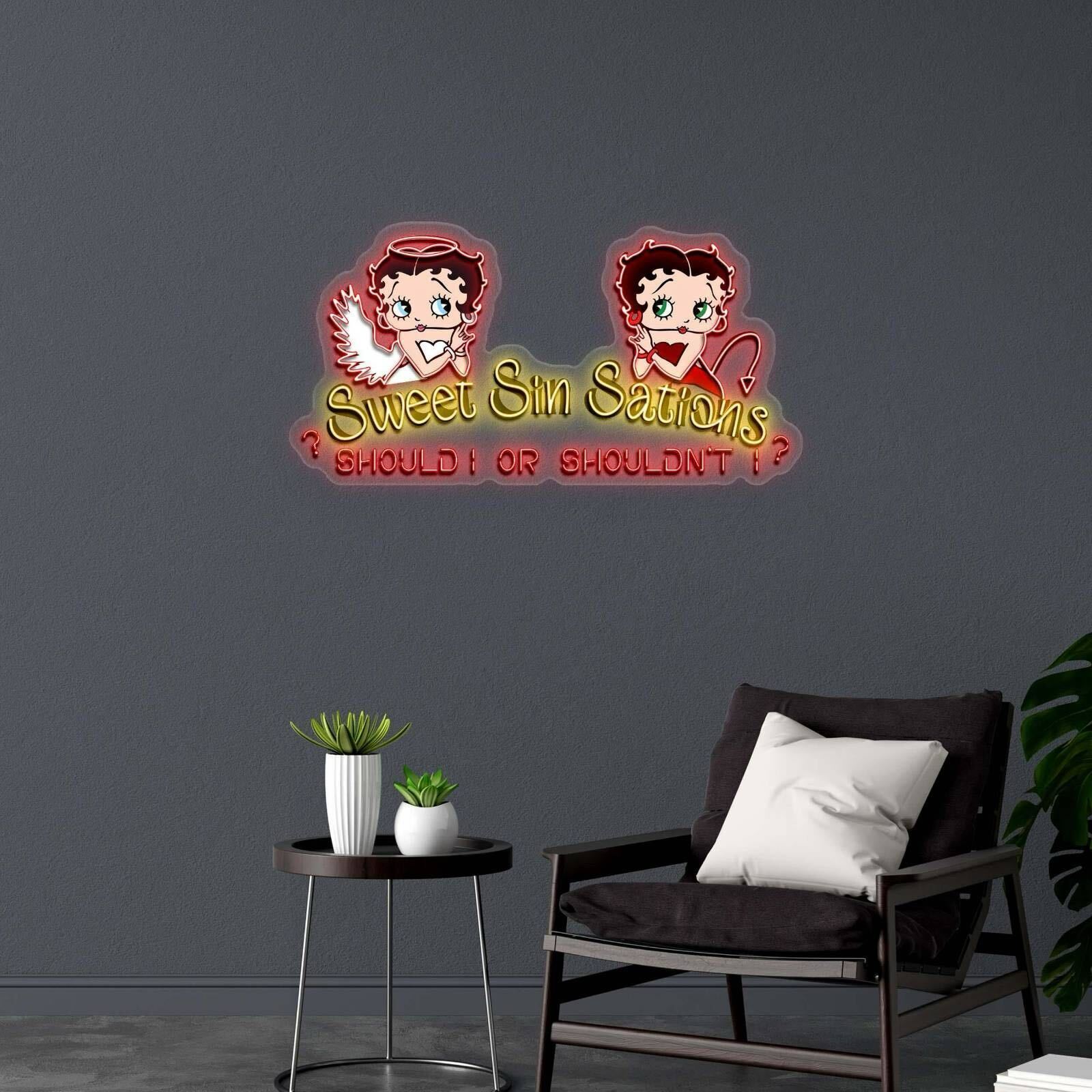 Sweet Sin Sations - Premium Neon Artwork