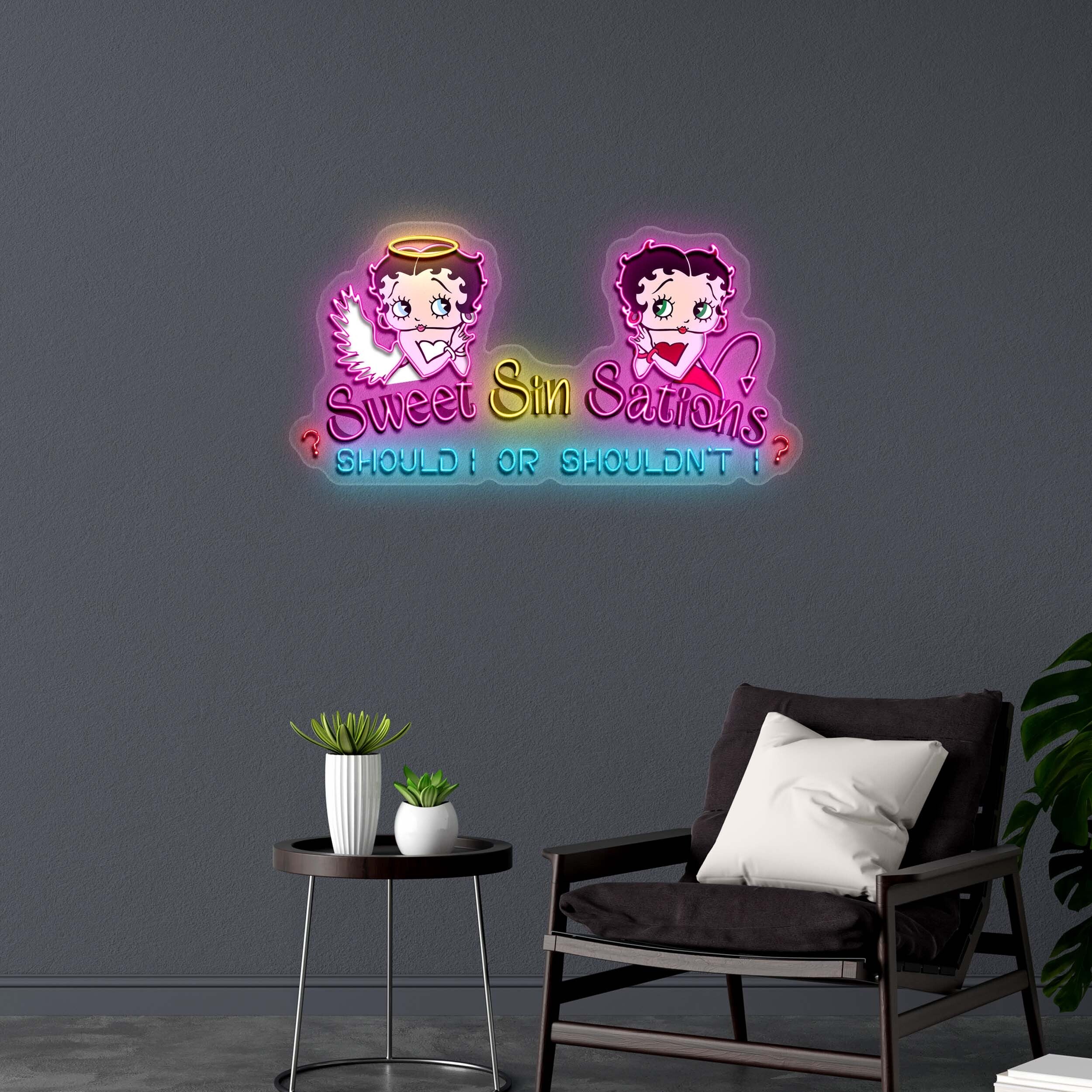 Sweet Sin Sations - Premium Neon Artwork