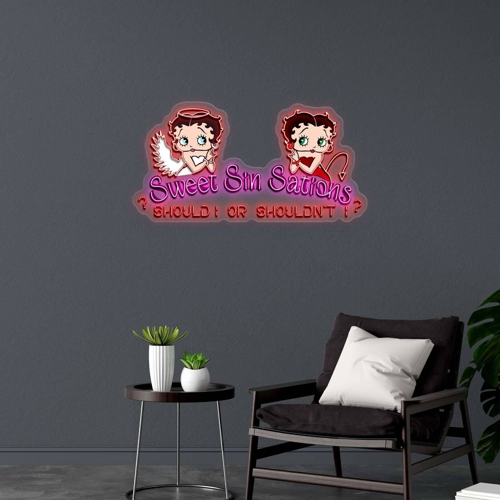 Sweet Sin Sations - Premium Neon Artwork