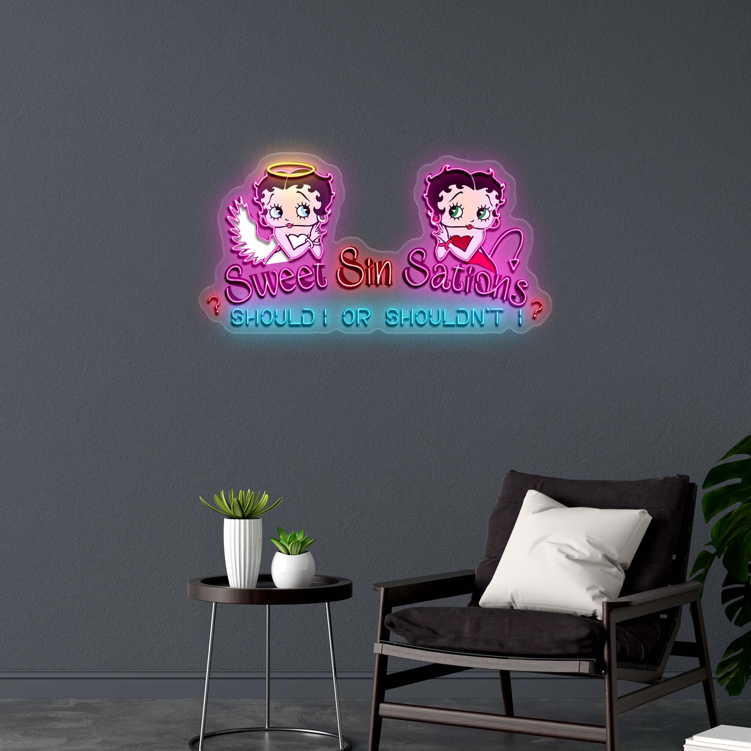 Sweet Sin Sations - Premium Neon Artwork