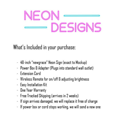 newgrace 1 - Premium Neon Artwork
