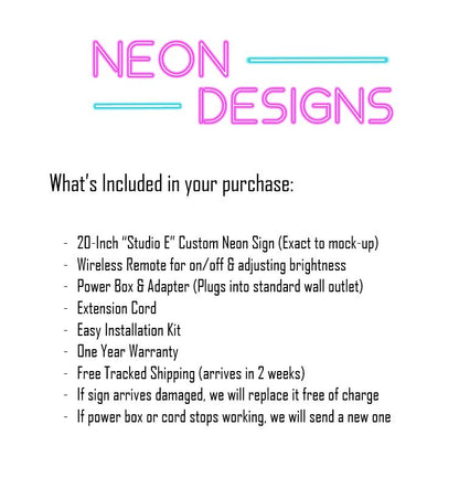 Studio E - Premium Neon Artwork