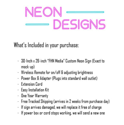 FHN Media - Premium Neon Artwork