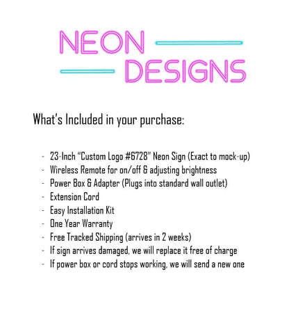 Custom Logo #6728 - Premium Neon Artwork