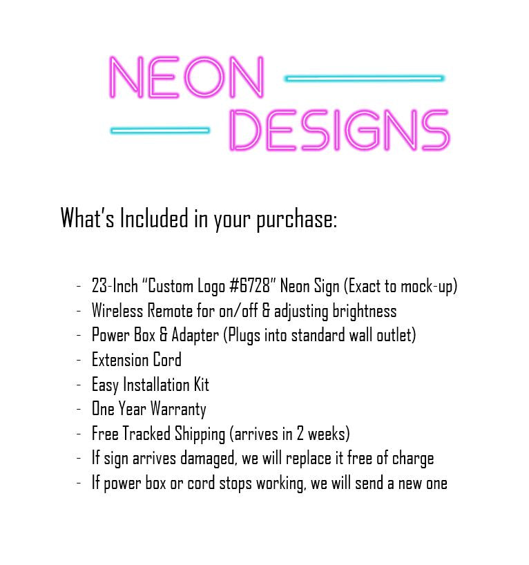 Custom Logo #6728 - Premium Neon Artwork