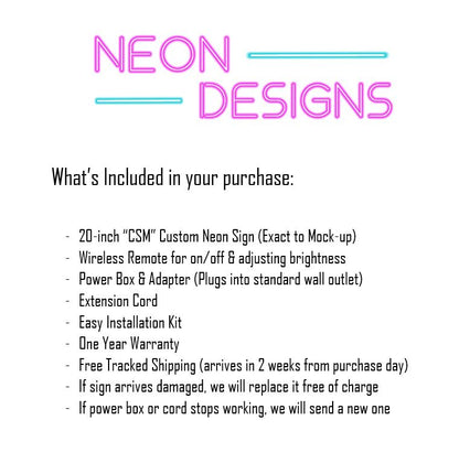 CSM - Premium Neon Artwork
