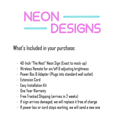 The Nest - Premium Neon Artwork