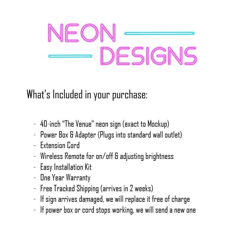 The Venue - Premium Neon Artwork