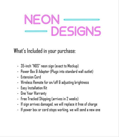 NDS - Premium Neon Artwork