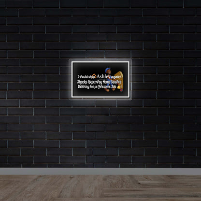 Greenway Home Service Delivery - Premium Neon Artwork