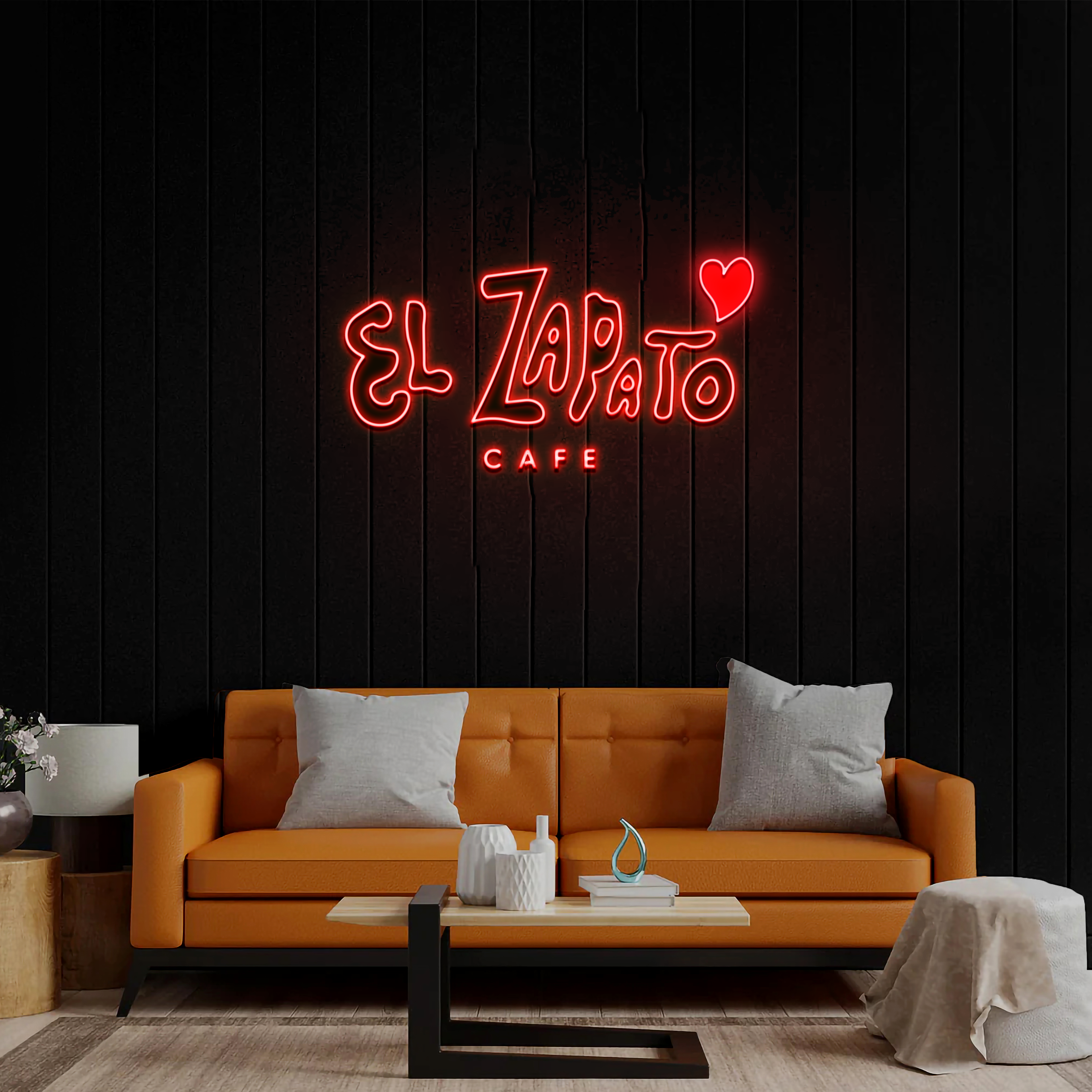 El Zapato Cafe - Premium Neon Artwork