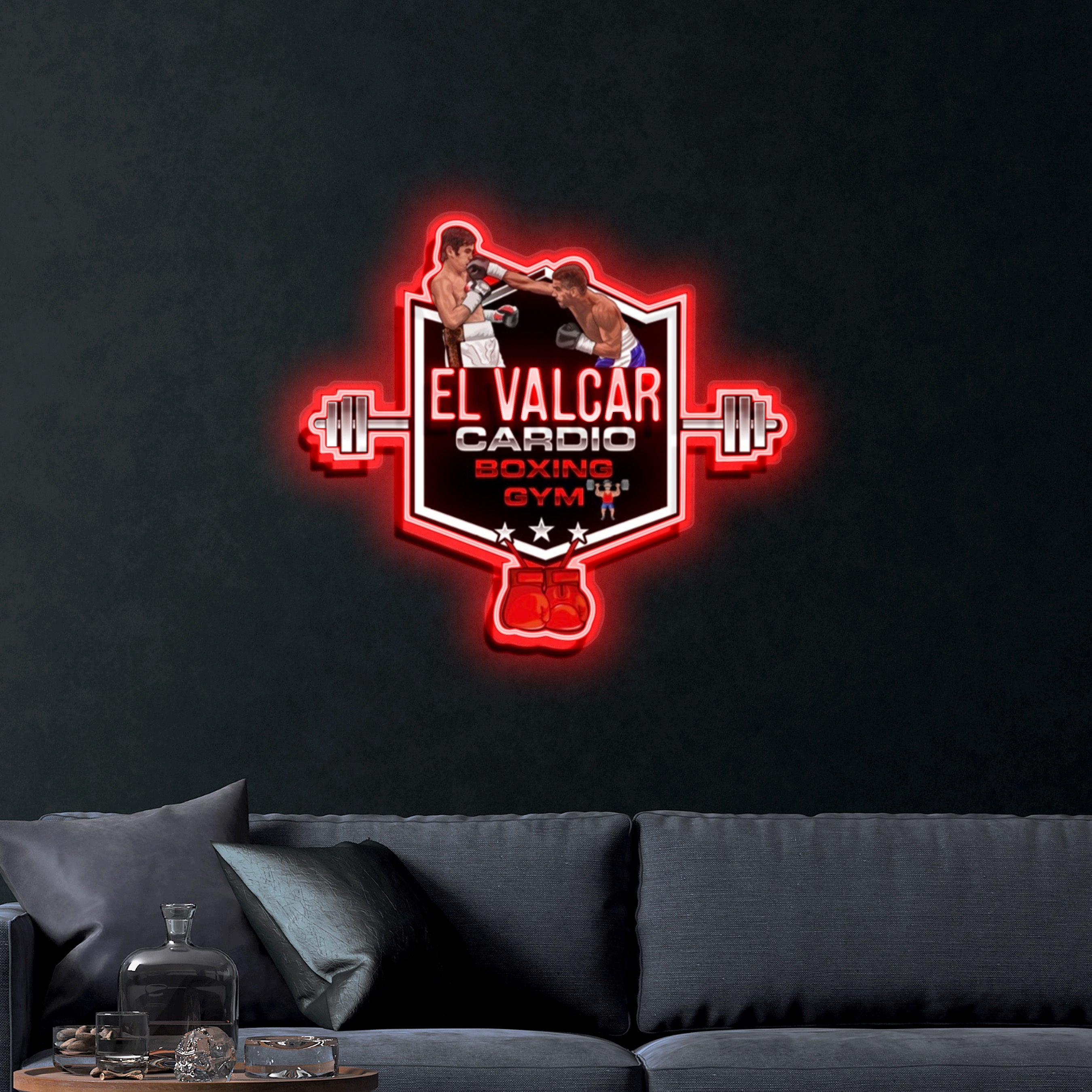 El Valcar Cardio – Premium Neon Artwork
