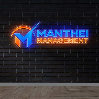 MANTHEI MANAGEMENT - Premium Neon Artwork