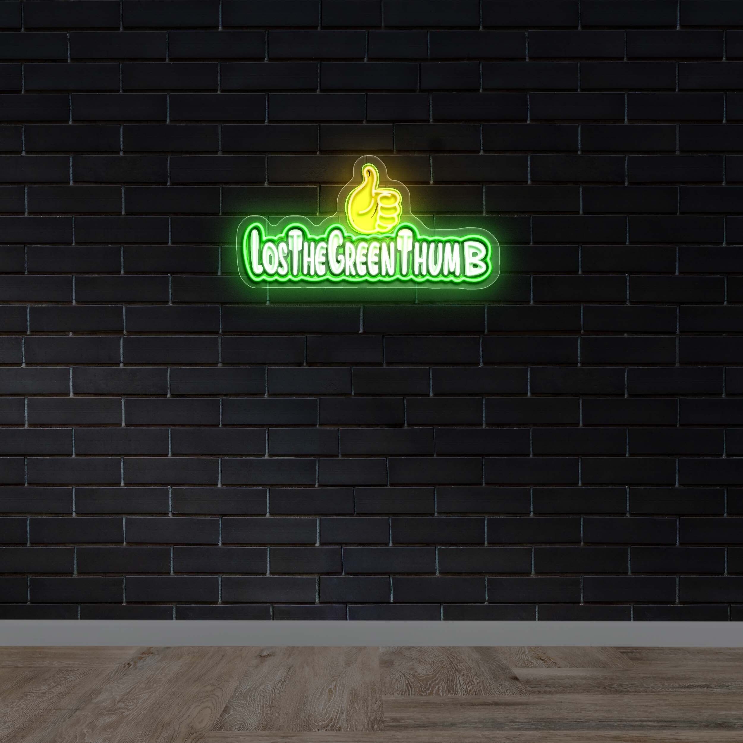 Los The Green Thumb - Premium Neon Artwork