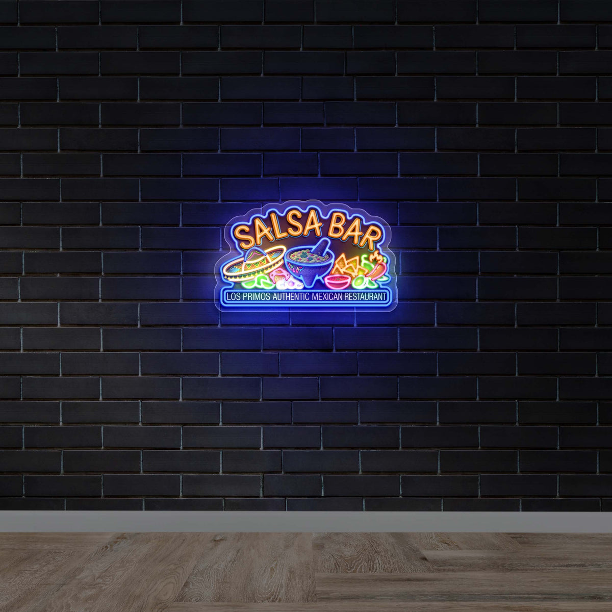 Salsa Bar Los Primos - Premium Neon Artwork