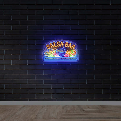 Salsa Bar Los Primos - Premium Neon Artwork