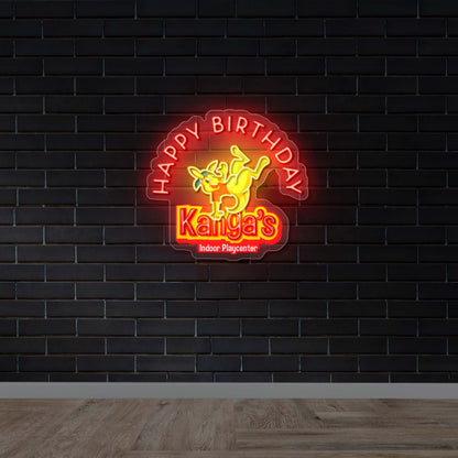 HAPPY BIRTHDAY KANGA'S -  Premium Neon Artwork