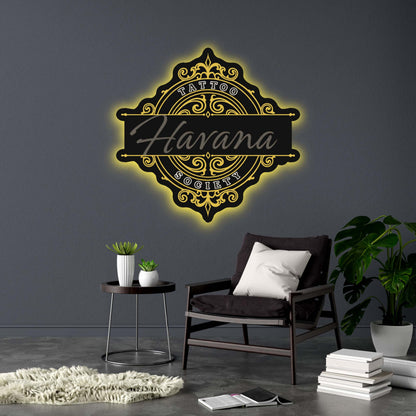 Havana TATTOO SOCIETY - Premium Neon Artwork