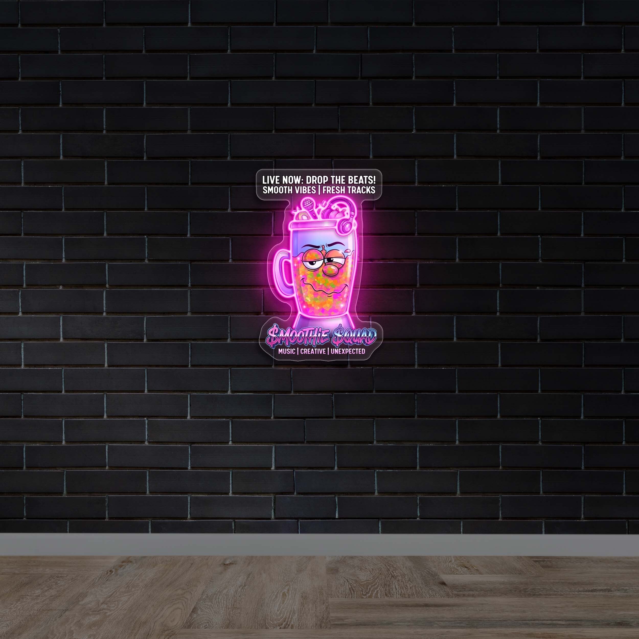 $moothie $quad - Premium Neon Artwork