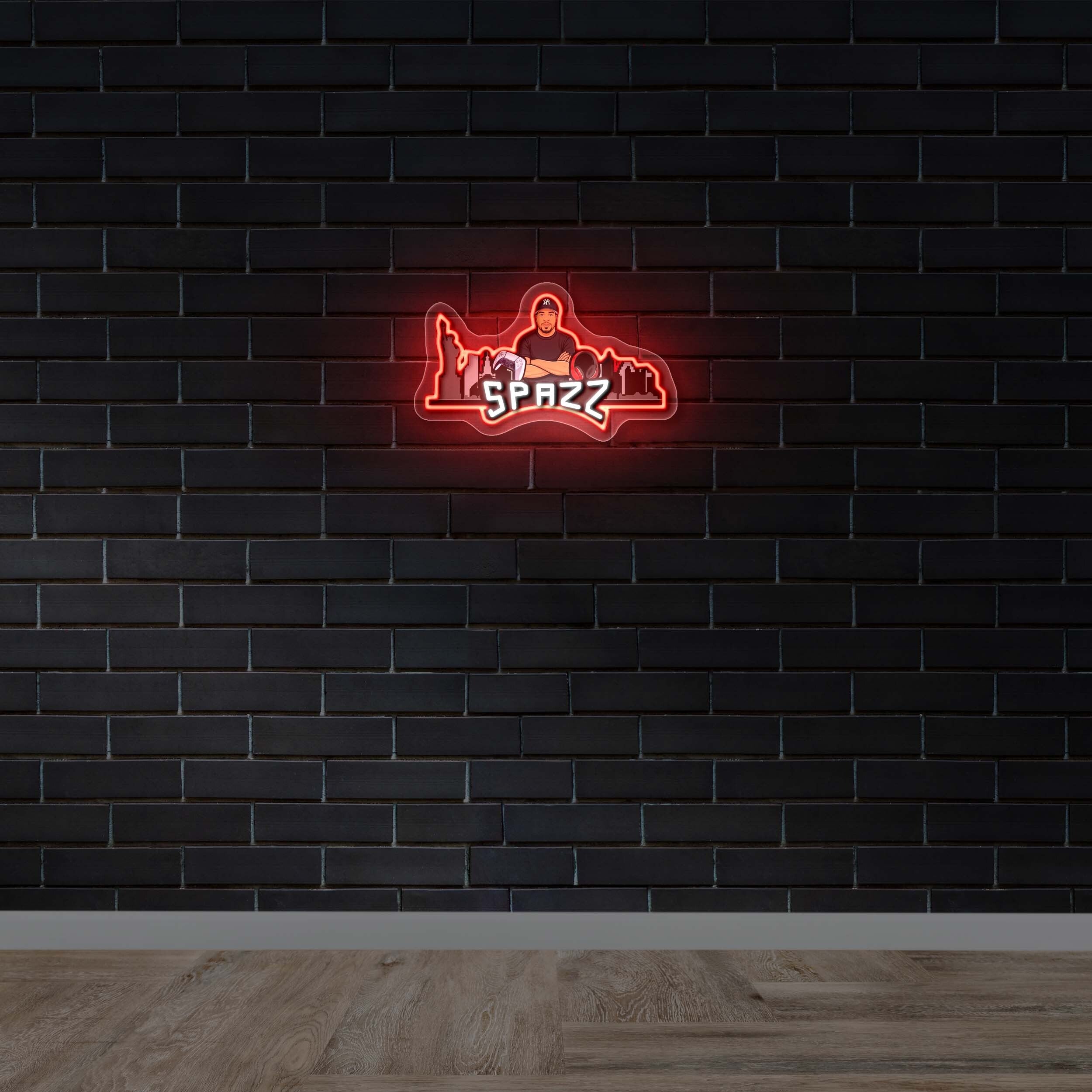 Spazz Logo – Premium Neon Artwork