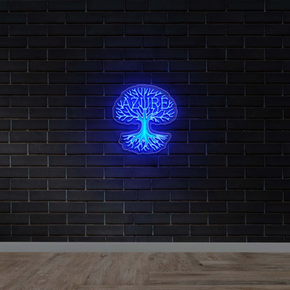 AZURE - Premium Neon Artwork