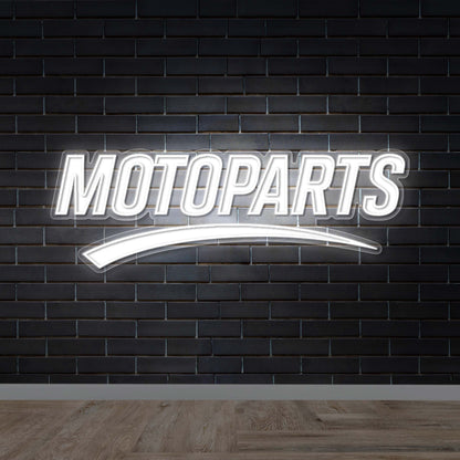 MOTOPARTS - Premium Neon Artwork