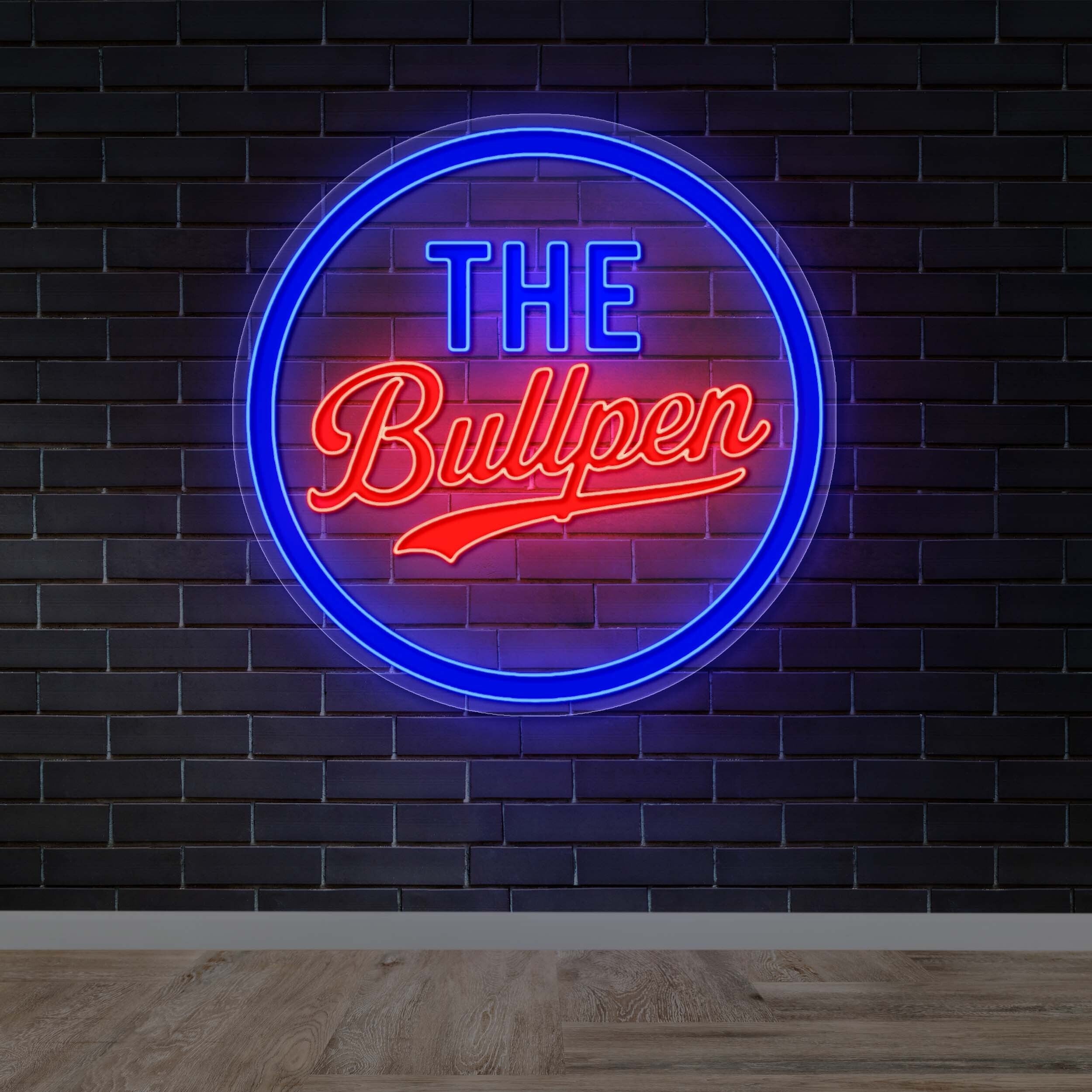 THE BULLPEN - Premium Neon Artwork