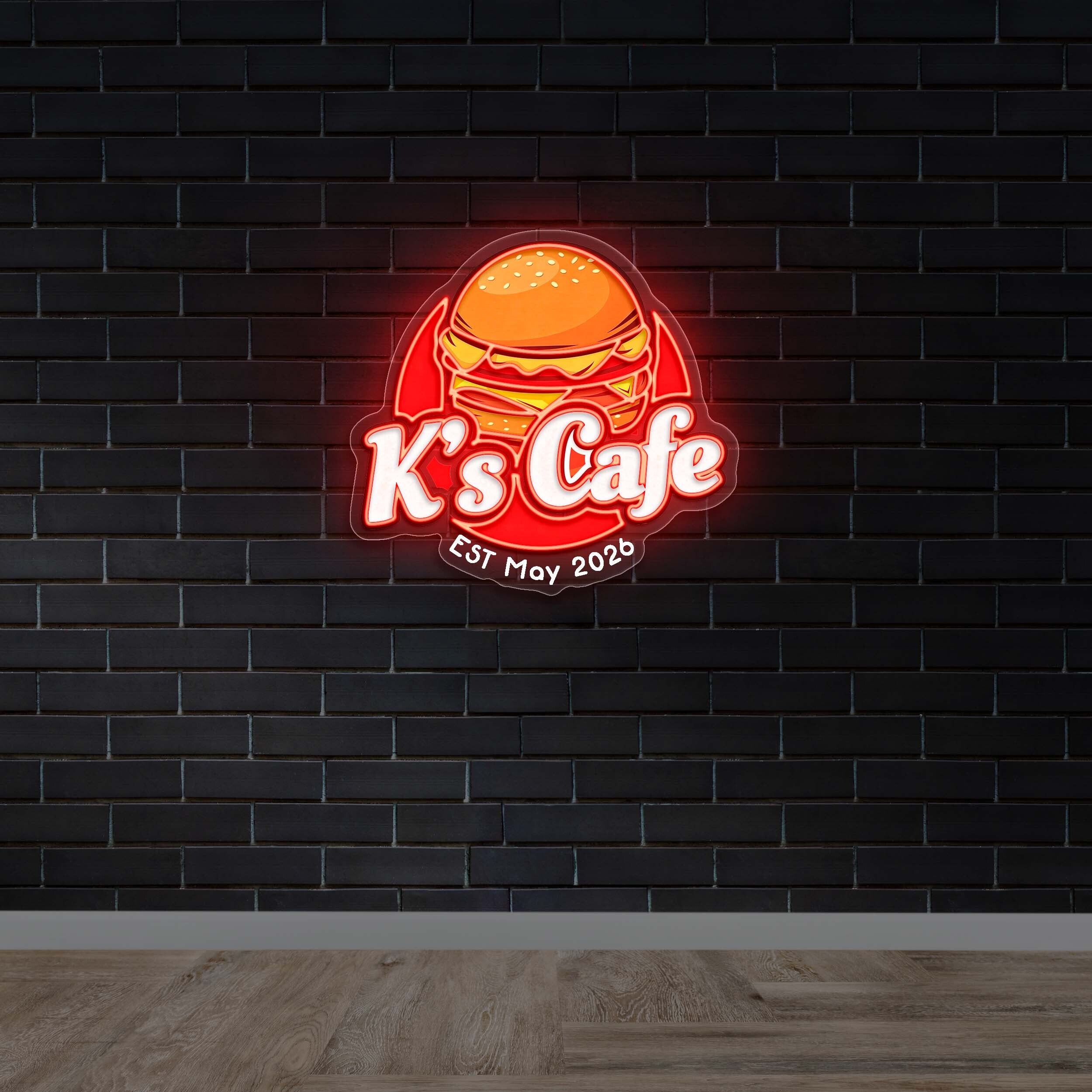 K's Cafe - Premium Neon Artwork