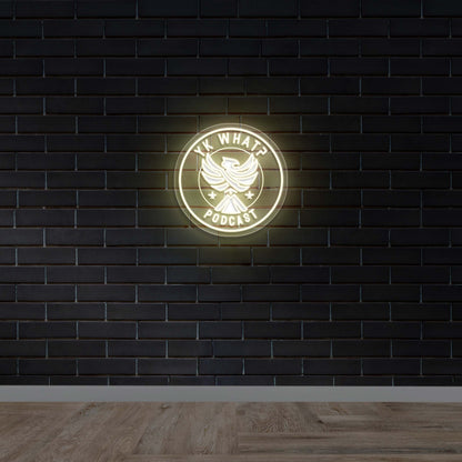 YK What Podcast - Premium Neon Artwork
