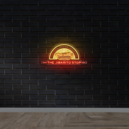 THE JIBARITO STOP - Premium Neon Artwork