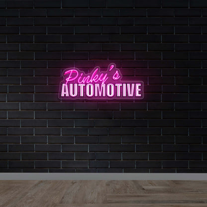 Pinky’s Automotive - Premium Neon Artwork
