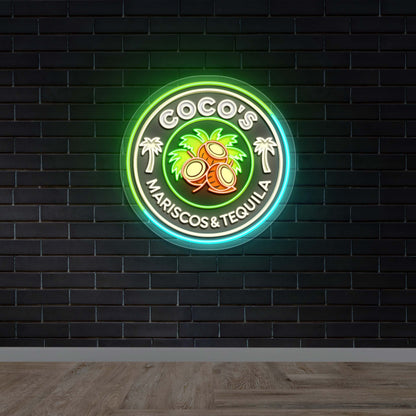 Coco’s Mariscos & Tequila - Premium Neon Artwork