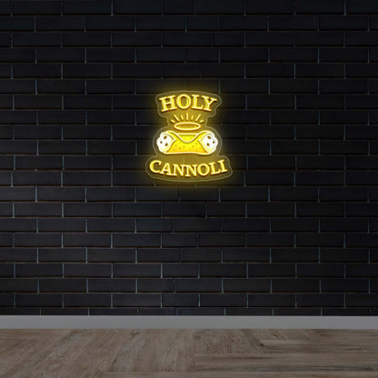 HOLY CANNOLI - Premium Neon Artwork