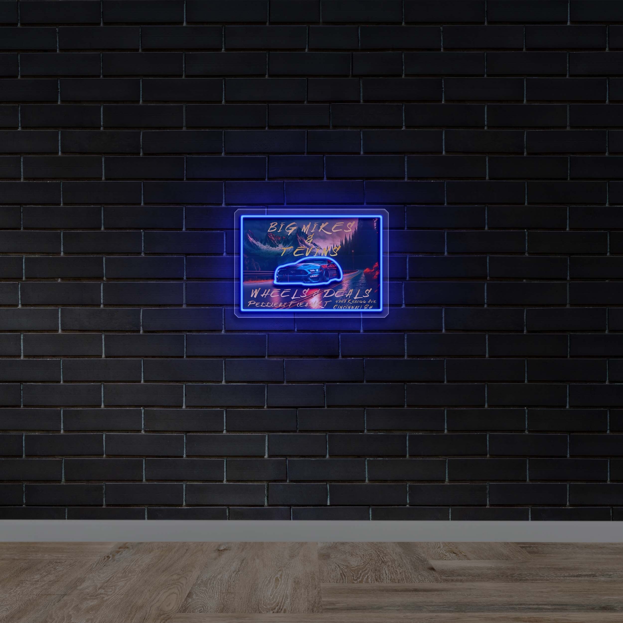 Big Mikes and Tevins -  Premium Neon Artwork