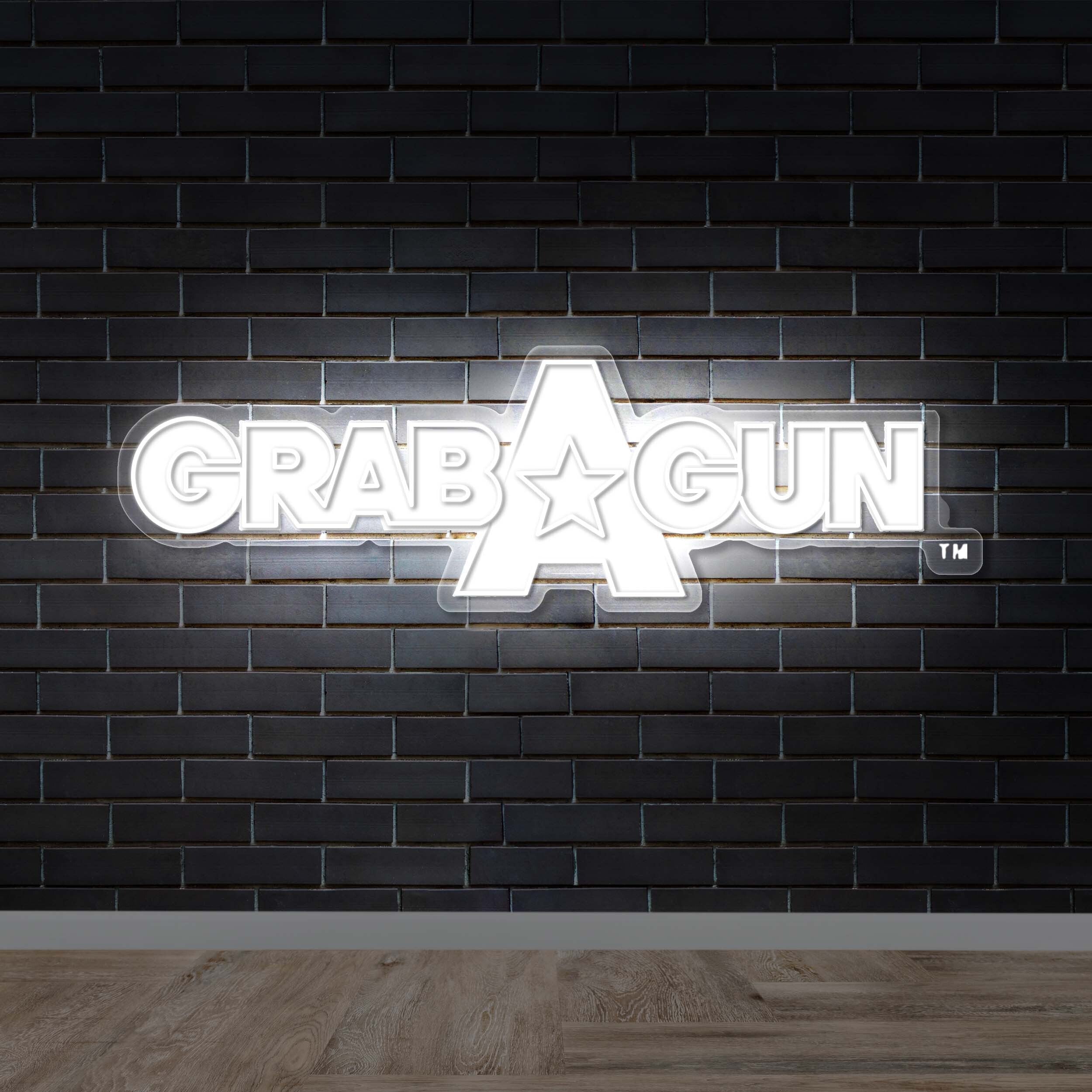 GRAB A GUN - Premium Neon Artwork