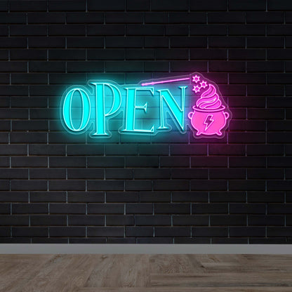 OPEN - Premium Neon Artwork